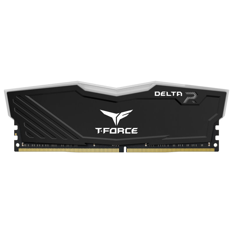TeamGroup T-Force Delta RGB DDR4 8GB (1x8GB) 3200MHz CL16-18-18-38 1.35V Gaming Desktop Memory (Black, White)