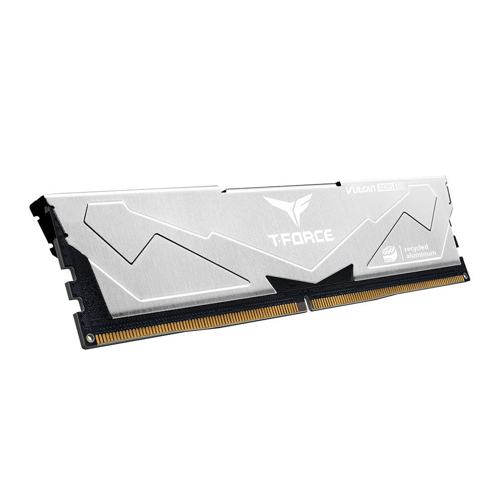 TeamGroup Vulcan T-Force Eco DDR5 32GB (2x16GB) 6000MHz CL38 Gaming Desktop Memory