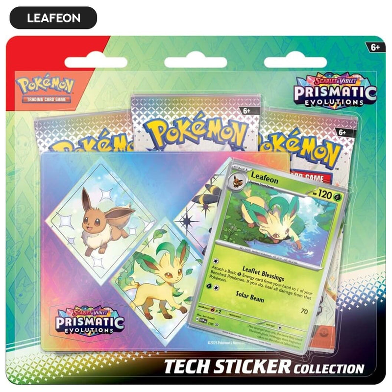 Pokemon Trading Card Game SV8.5 Scarlet & Violet Prismatic Evolutions Tech Sticker Collection