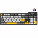 Ajazz AK35I V3 RGB Wired 100% 104-Keys Gasket-mounted Hot Swappable Mechanical Keyboard