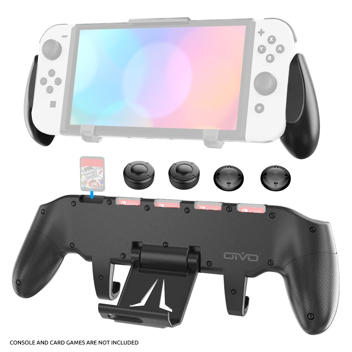 OIVO Asymmetrical Grip with Adjustable Stand