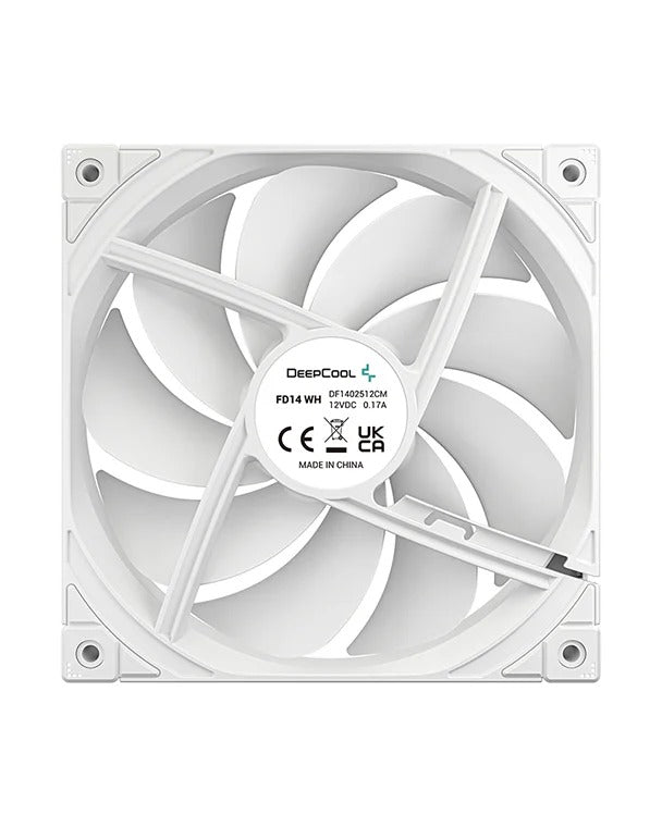 DeepCool FD14 3x140mm Performance Fans (Black, White)