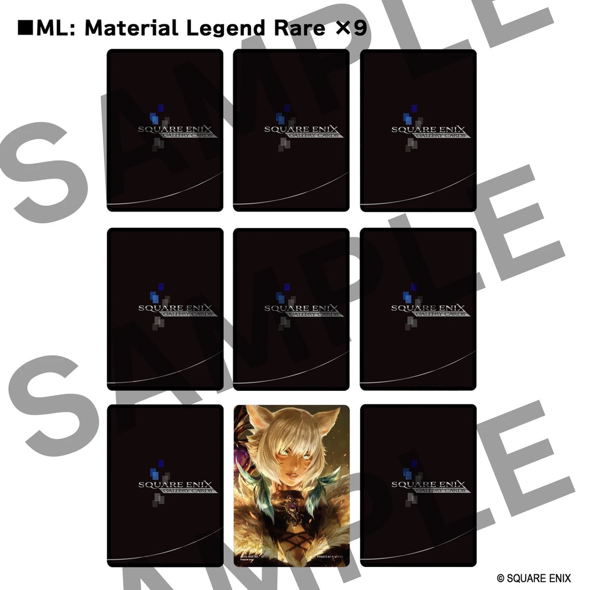 Square Enix Gallery Cards Vol. 01 - Final Fantasy 40th Anniversary Collection (Display Box)