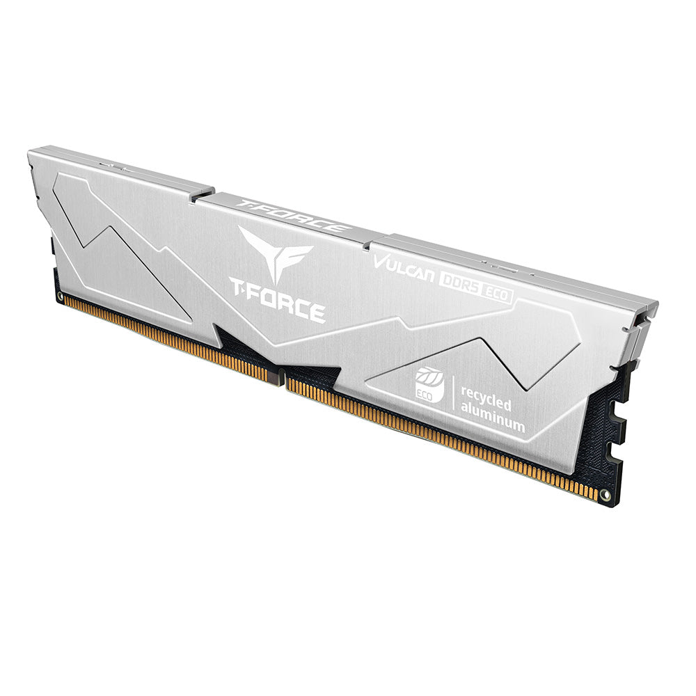 TeamGroup Vulcan T-Force Eco DDR5 32GB (2x16GB) 6000MHz CL38 Gaming Desktop Memory