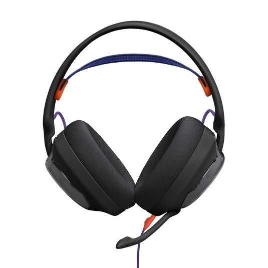 JBL Quantum 250 Wired Multiplatform Gaming Headset (Purple, White, Teal)