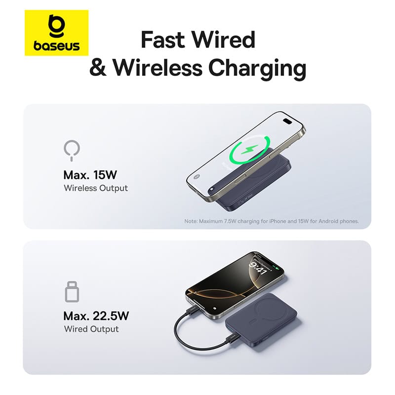 Baseus EnerFill FM11 Ultra-Mini Magnetic Power Bank 10000mAh 22.5W