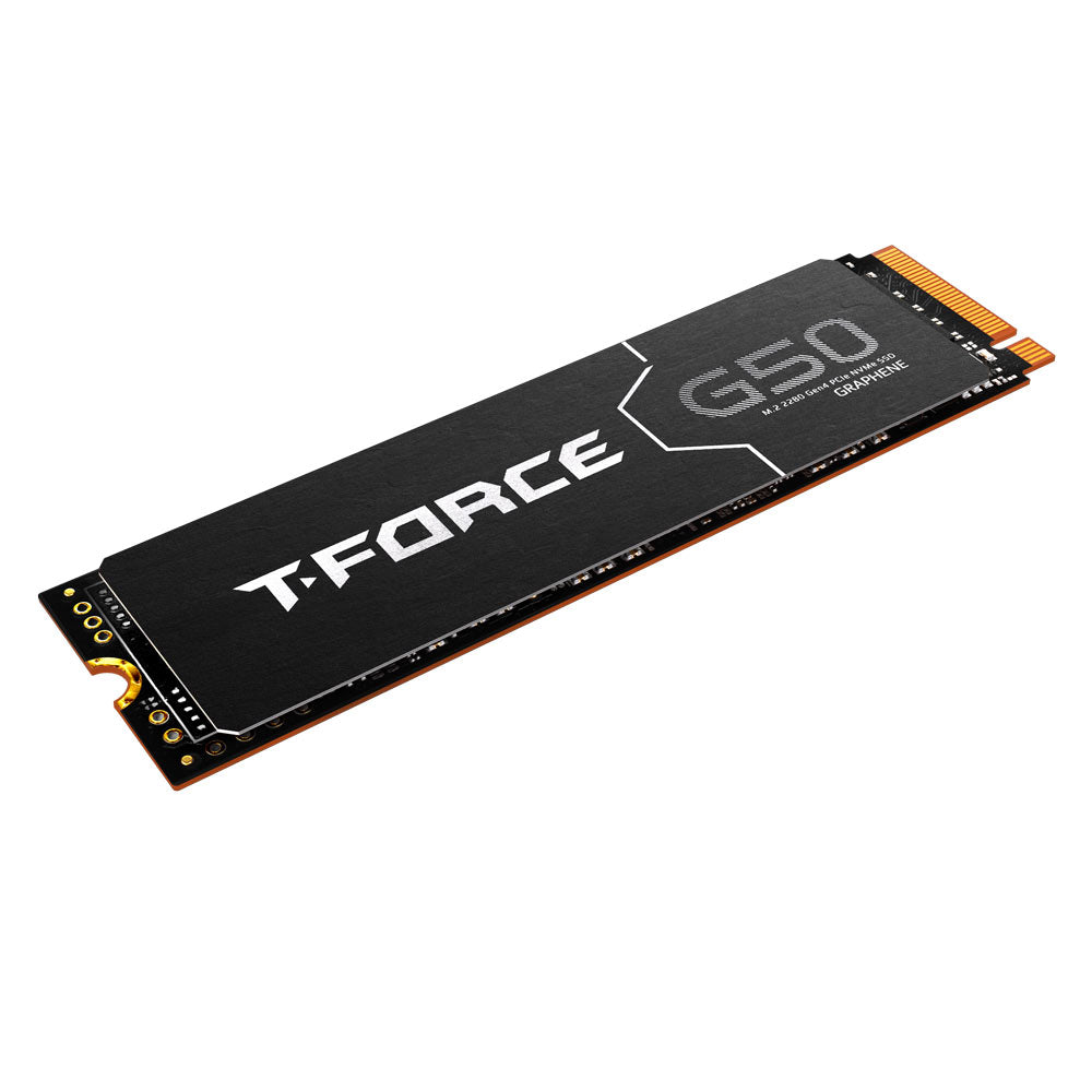 TeamGroup T-Force G50 512GB M.2 2280 PCIe 4.0 X4 Internal SSD with Graphene Heat-Sink (TM8FFE512G0C129)