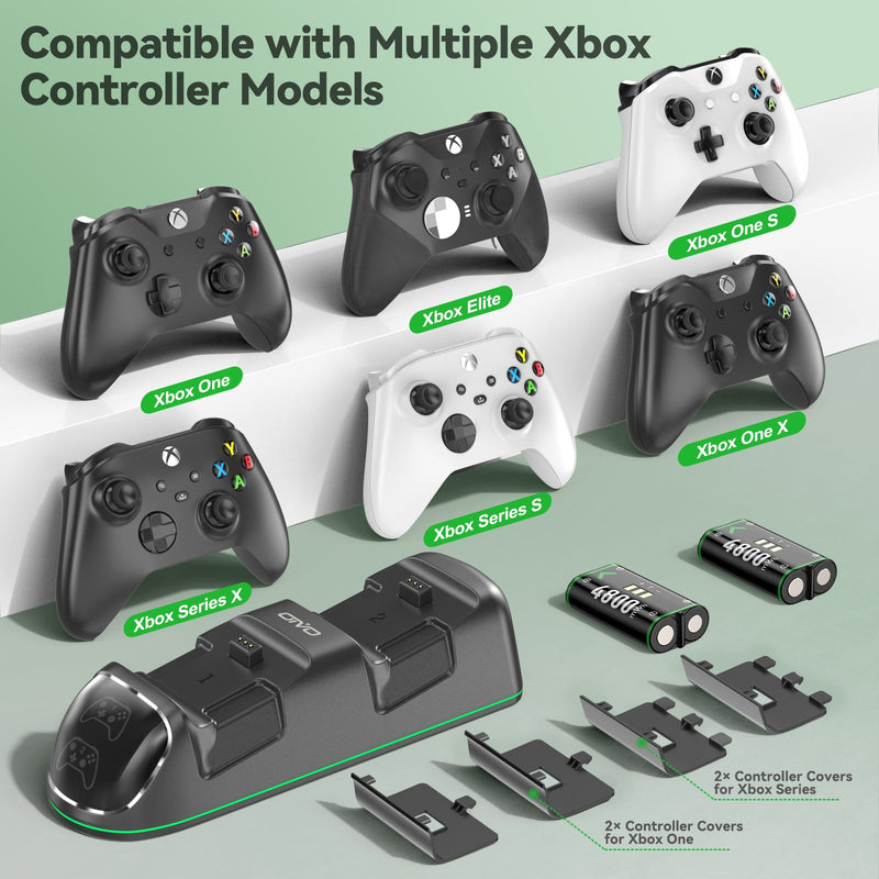 OIVO Controller Charging Station for XboxOne / Xbox Series S/X / Elite Controller (Black) (IV-BX313)