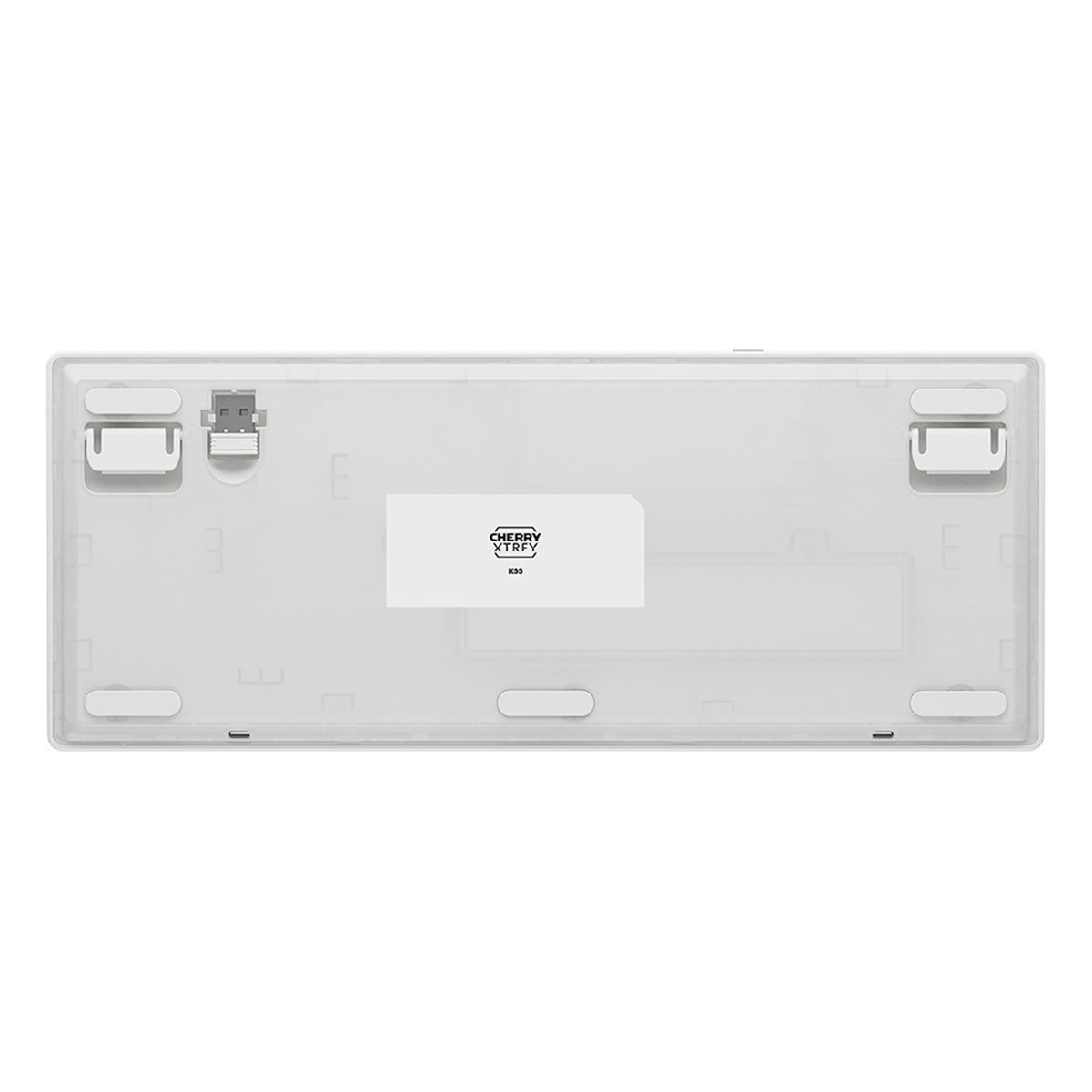 Cherry XTRFY K33 Tri-Mode Compact Wireless Mem-Chanical Gaming Keyboard (White) (G8D-24030PAAUS-0)
