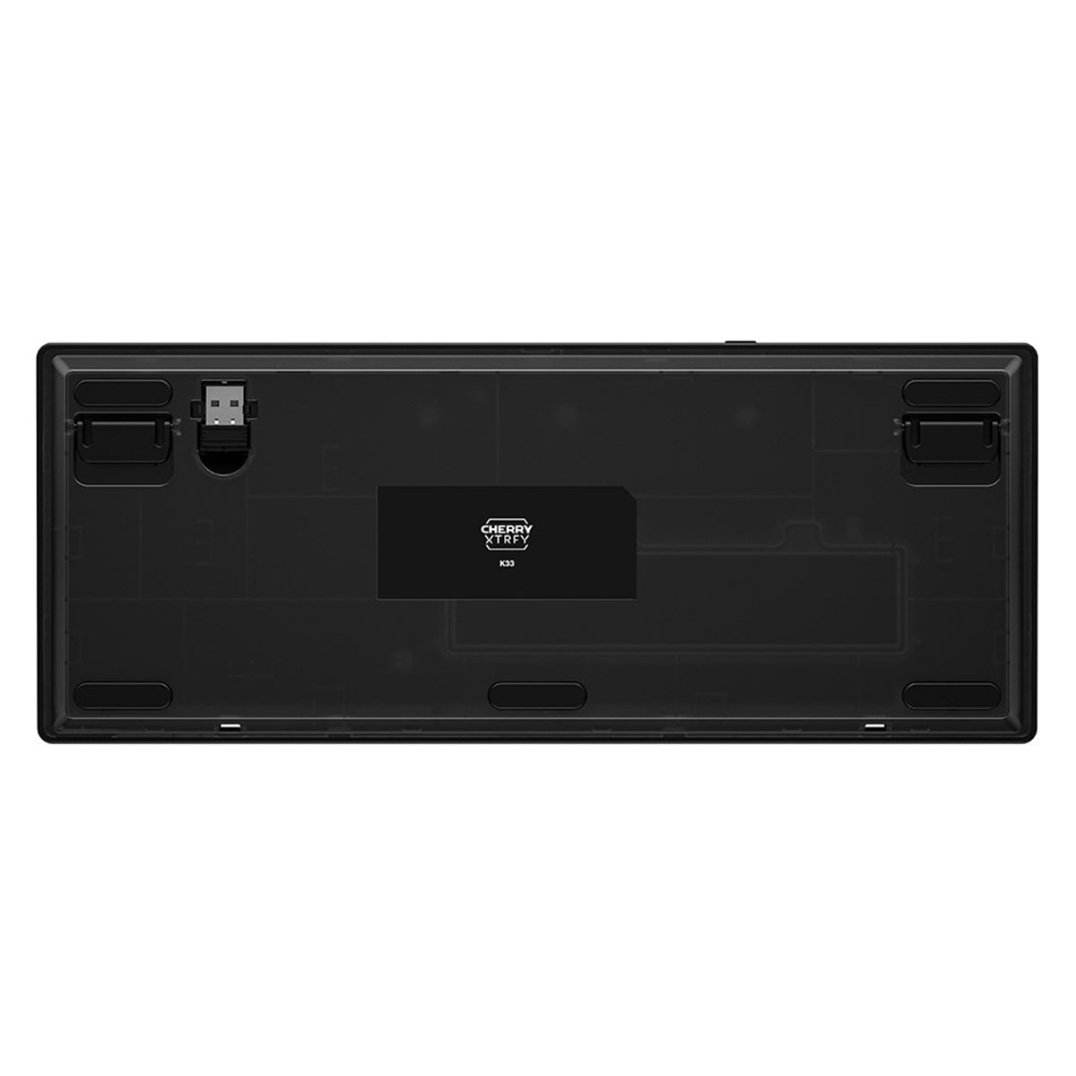 Cherry XTRFY K33 Tri-Mode Compact Wireless Mem-Chanical Gaming Keyboard (Black) (G8D-24030PAAUS-2)
