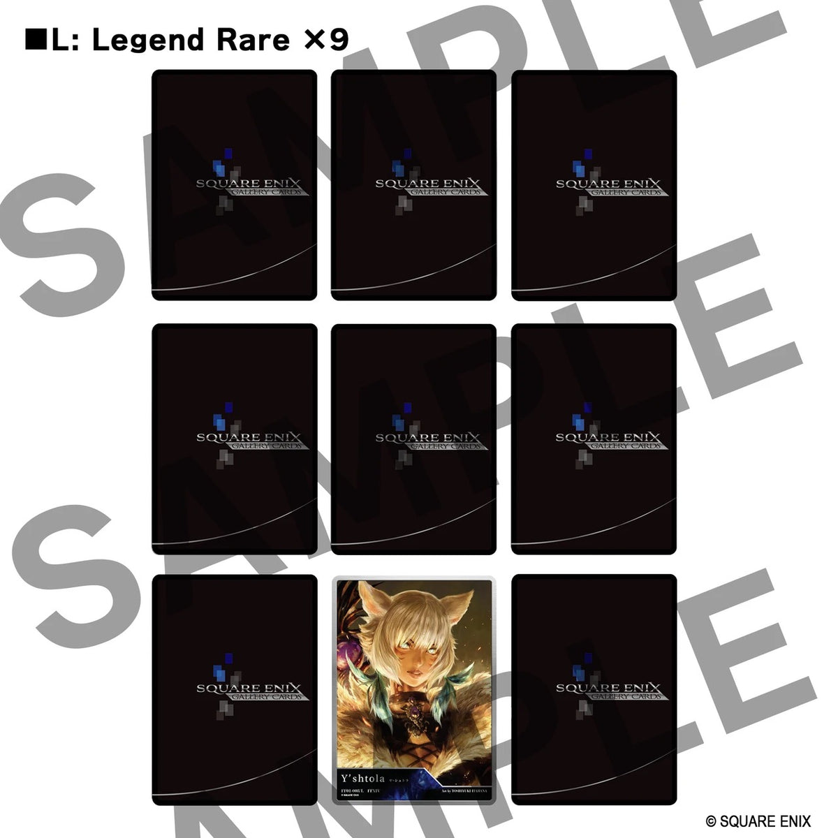 Square Enix Gallery Cards Vol. 01 - Final Fantasy 40th Anniversary Collection (Display Box)