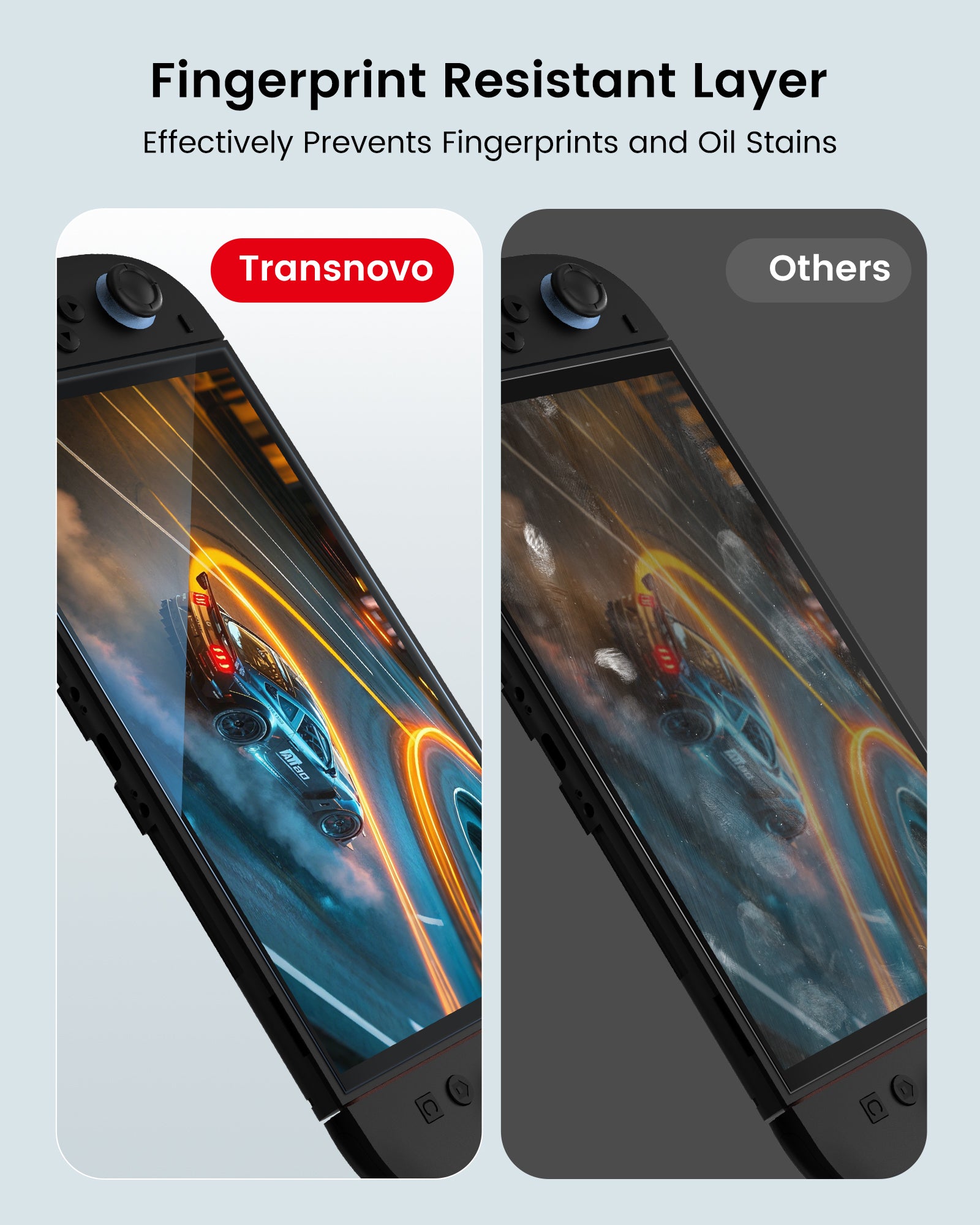 Transnovo Tempered Glass Blue Light Screen Protector 2-Pack with Installation Tool for Nintendo Switch 2 (NS2-SP03)