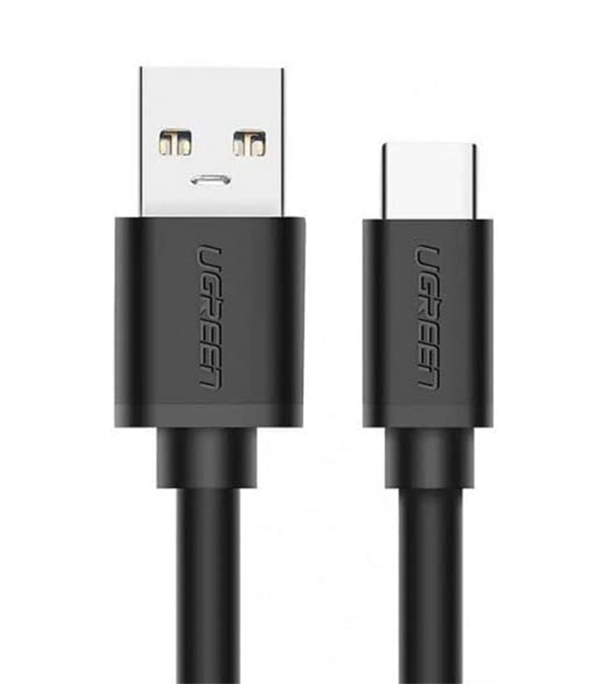 UGreen USB 3.0 Male To Type-C Male Cable Nickel Plating - 2m (Black) (US184/20884)