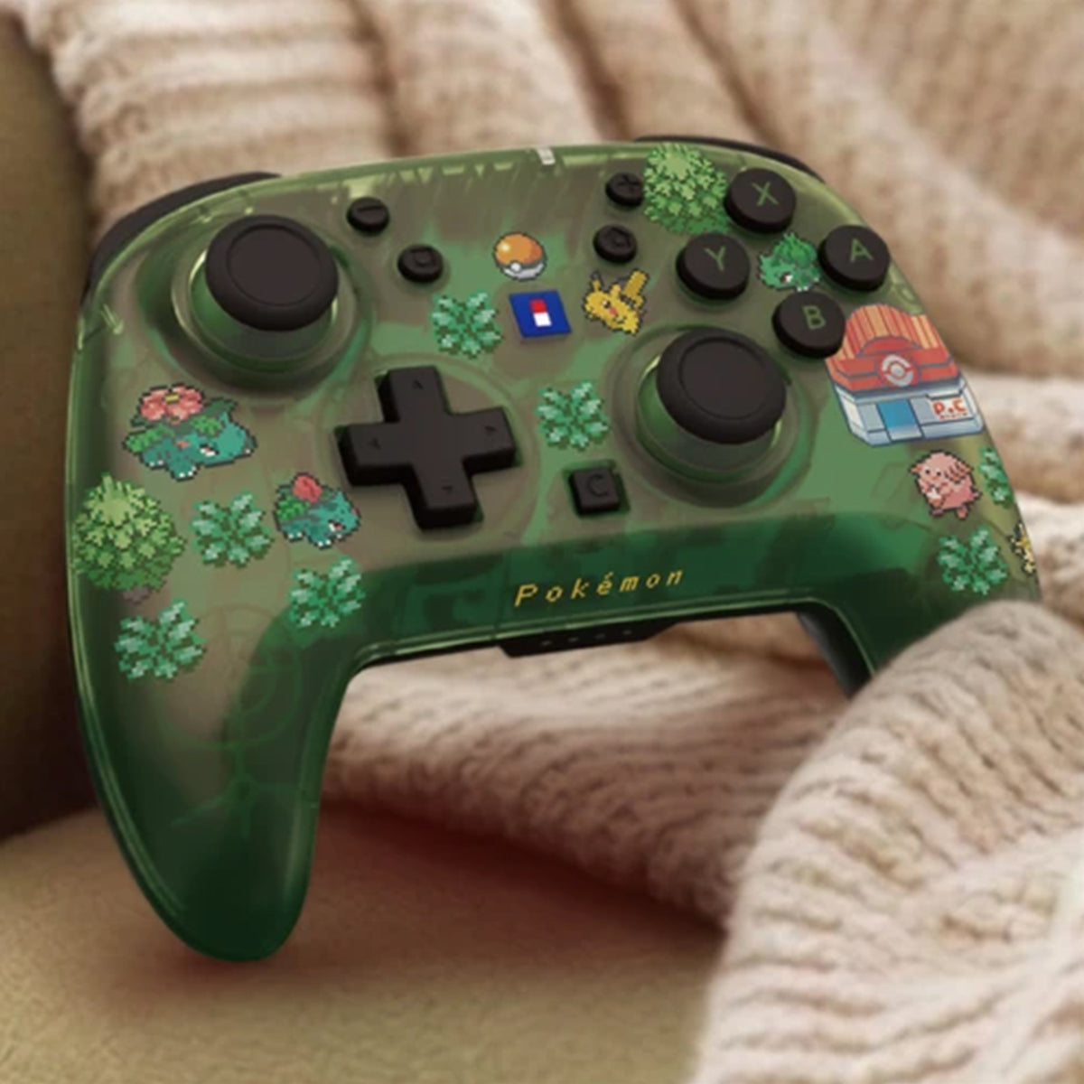 Hori Wired Horipad Turbo for Nintendo Switch 2 (Pokemon Pixel Green, Pokemon Pixel Red)