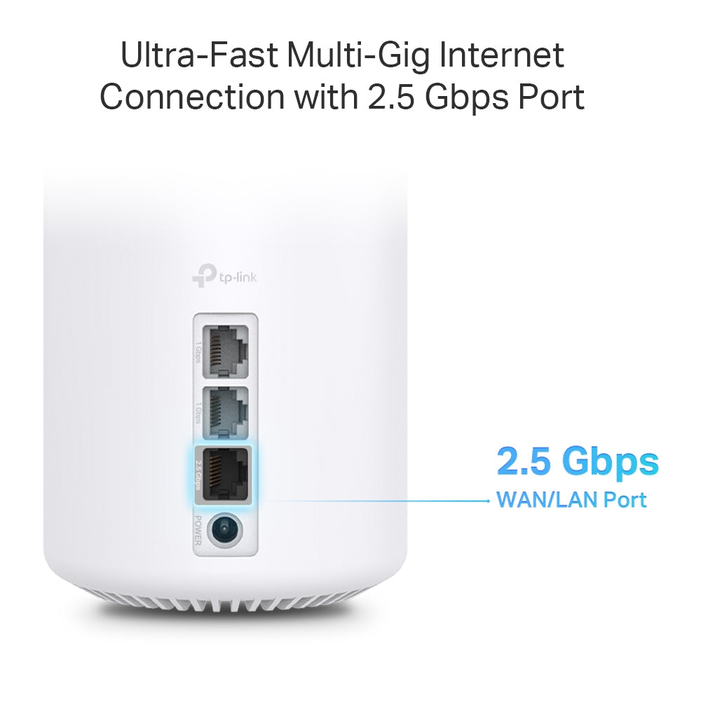 TP-Link AX6000 Whole Home Mesh Wi-Fi 6 System (Deco X80) (2-Pack)