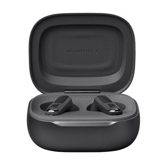 JBL Live Flex 3 True Wireless Noise-Cancelling Earbuds with Open-Stick Design & Smart Charging Case