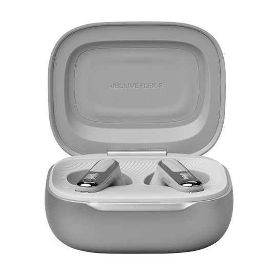 JBL Live Flex 3 True Wireless Noise-Cancelling Earbuds with Open-Stick Design & Smart Charging Case