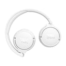 JBL Tune 670NC Adaptive Noise Cancelling Wireless On-Ear Headphones (White)