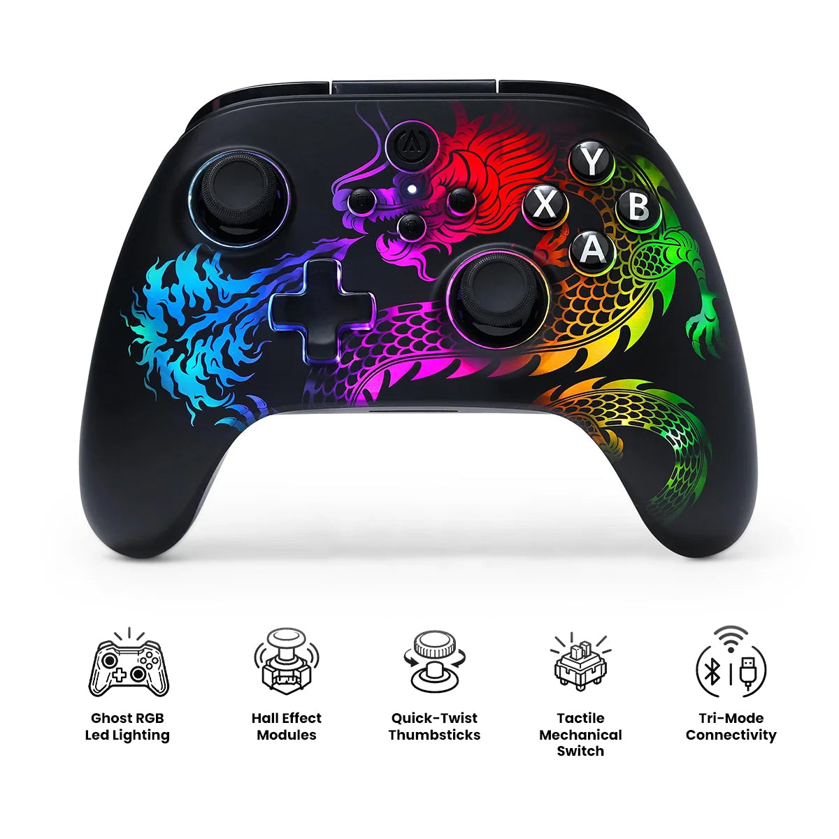 PowerA Battle Dragon Advanced Wireless Controller for PC & Cloud Gaming with Lumectra (PCGP0498-01)