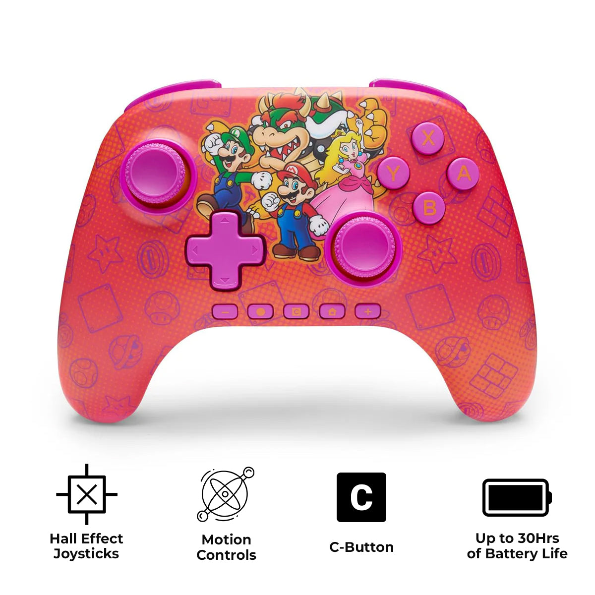 PowerA Advantage Wireless Controller for Nintendo Switch 2 (Mario and Friends)