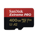SANDISK Extreme Pro 400GB 170MB/S MICROSDXC UHS-1 Card With Adapter (SDSQXCZ-400G-GN6MA)