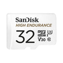 Sandisk High Endurance 32GB MicroSDHC Card With Adapter For Dash Cams & Home Security Cameras