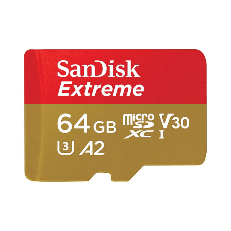 Sandisk Extreme 64GB MicroSD UHS-1 Card (SDSQXA2-064G-GN6MN)