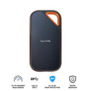 Sandisk Extreme Pro 2TB USB-C USB 3.2 GEN 2 X2 Up To 2000MB/S Portable SSD V2