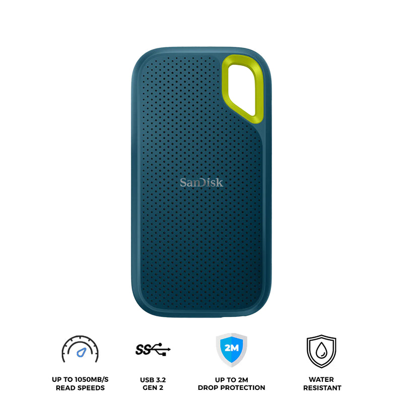 Sandisk Extreme 4TB USB-C USB 3.2 Gen 2 Up To 1050MB/S Portable SSD V2 (Monterey)