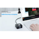Vention 4-Port USB 3.0 Hub - USB-A to USB 3.0 x 4 + Micro-B - 0.15M (CHBBB)