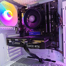 Alpha Hermes White Desktop Gaming PC