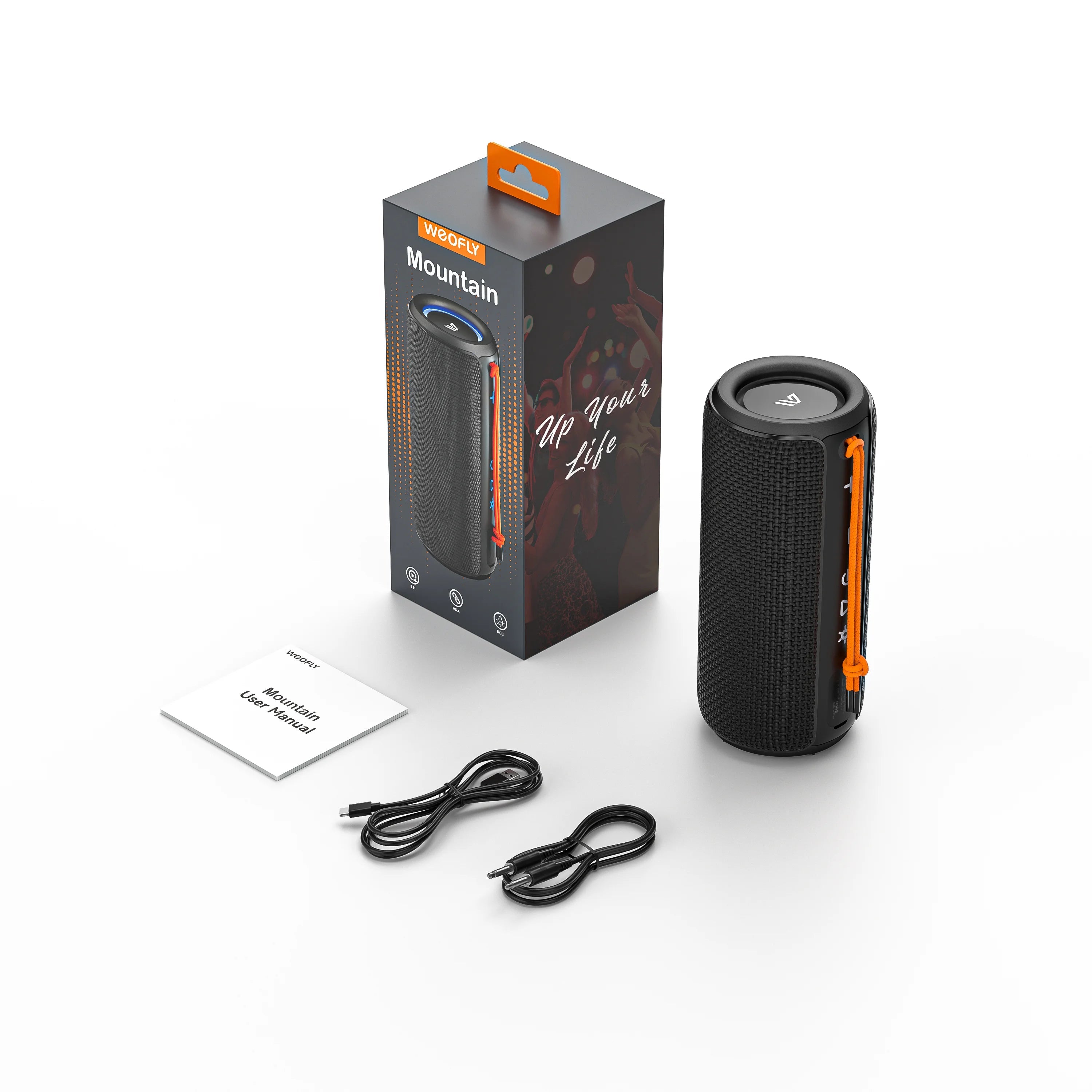 Weofly Mountain Speaker (Black) (WFMT807BL)