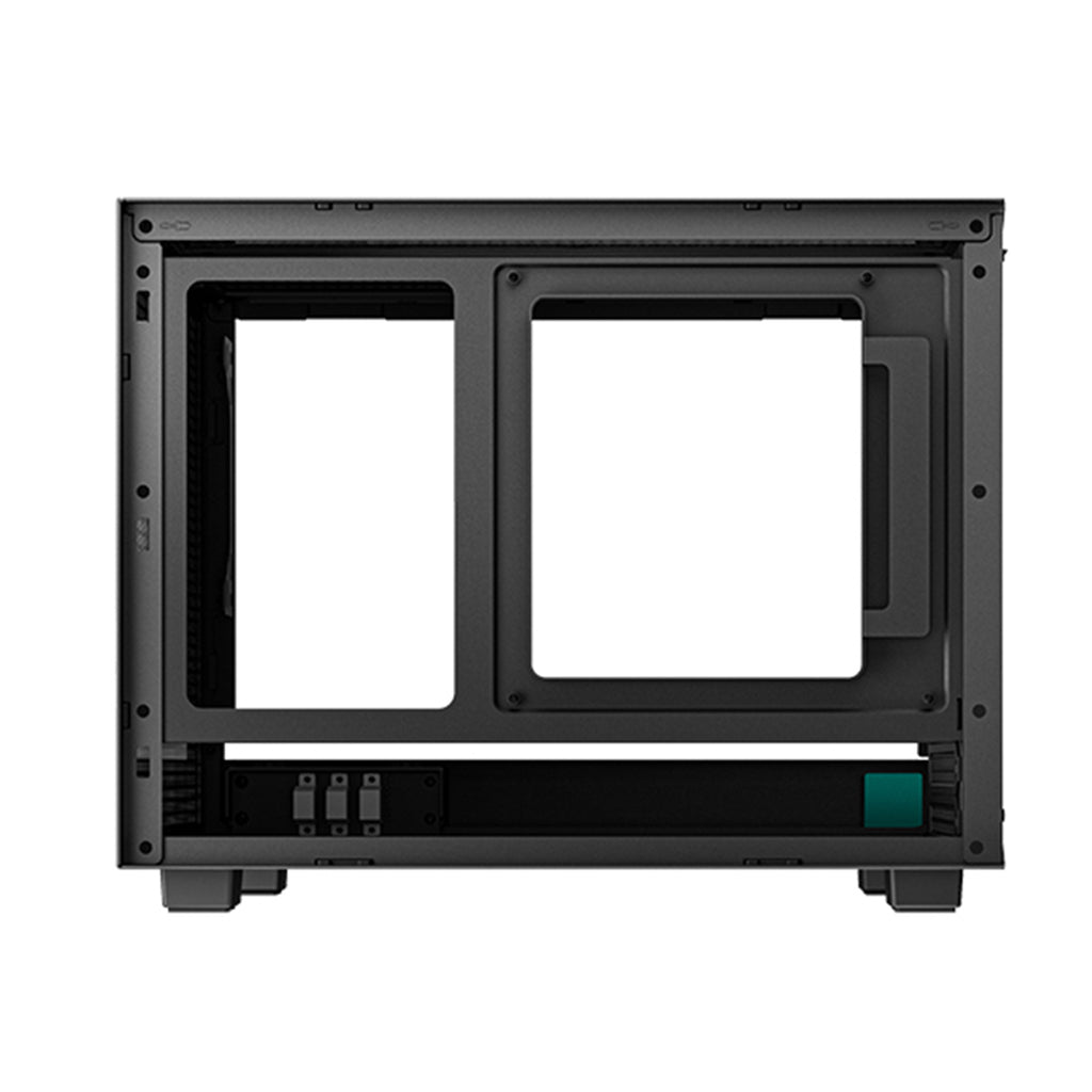 Deepcool 160 Deepcool CH160 Mini-ITX Mini Tower Cabinet PC Case (Black, White)