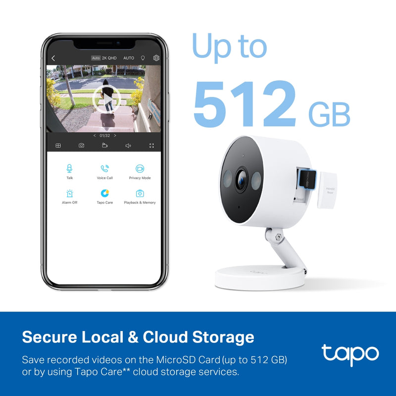 TP-Link Tapo C120 2K QHD Indoor/Outdoor Wi-Fi Home Security Camera | DataBlitz