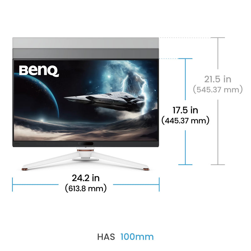 BENQ Mobiuz EX271Q 27" 2K (2560X1440) 180Hz 1ms GTG Display HDR400 Freesync Gaming Monitor