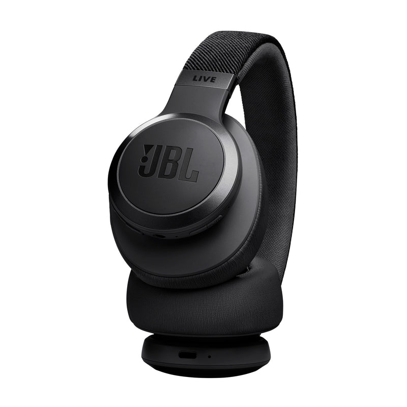 JBL Live 770NC Wireless Over-Ear Headphones with True Adaptive Noise Cancelling (Black)