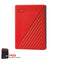 WD My Passport External Hard Drive USB 3.2 Gen 1 5TB (Red) + WD Soft Pouch