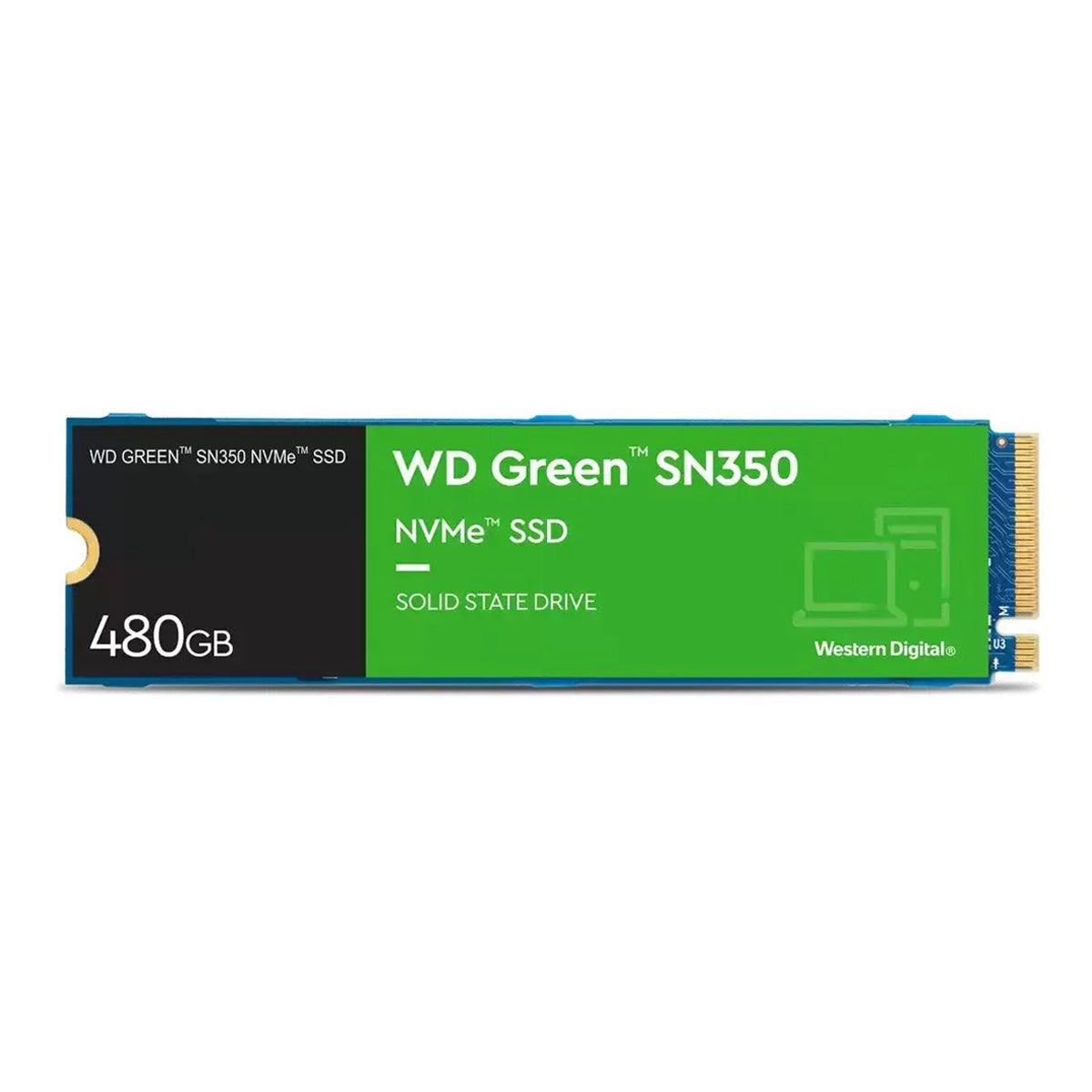 WD Green SN350 480GB M.2 2280 PCIE Internal SSD (WDS480G2G0C)