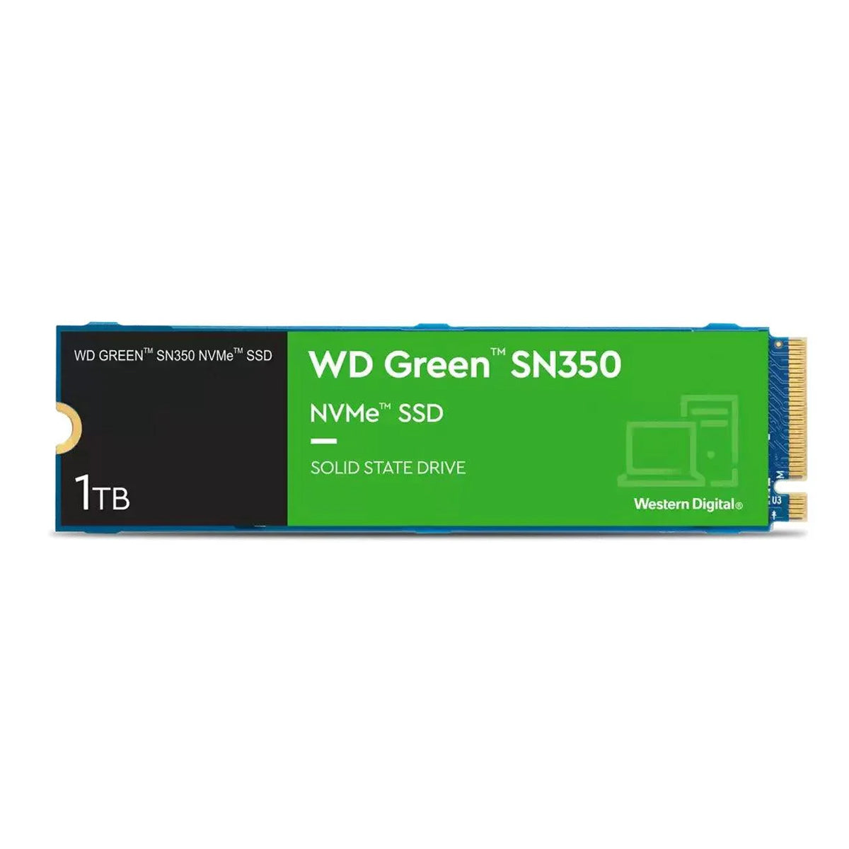 WD Green SN350 1TB M.2 2280 PCIE Internal SSD (WDS100T3G0C)