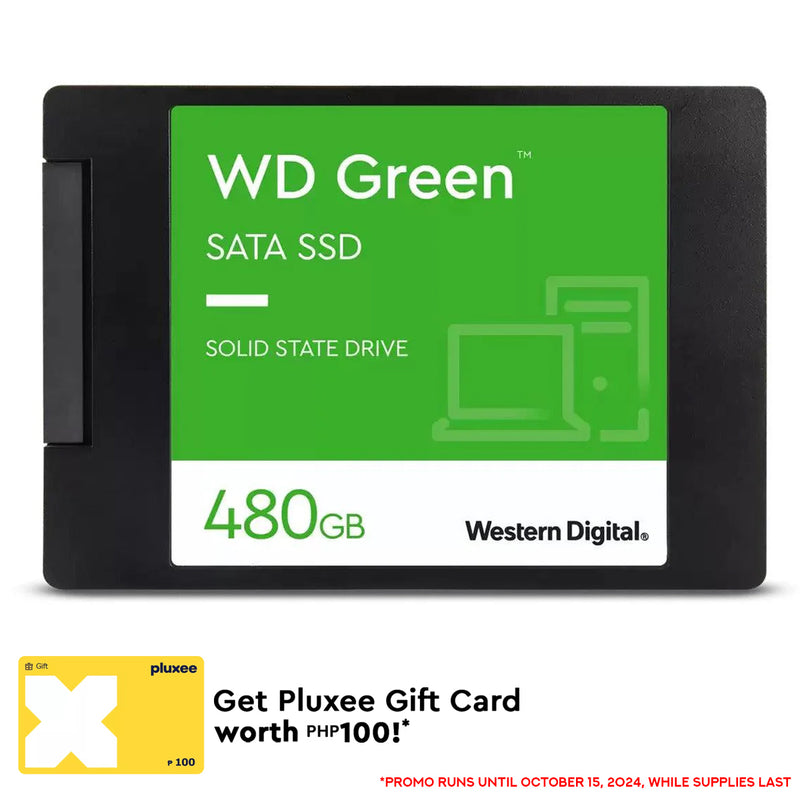 WD Green 480GB NAND SATA 3 2.5-Inch Internal SSD (WDS480G3G0A)