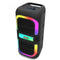 Oudiobop BK-8863 8"x2 RGB Bluetooth Speaker (Black)