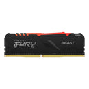 Kingston Fury Beast 8GB DDR4 RGB 3200MHZ Memory (KF432C16BBA/8)