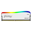 Kingston Fury Beast 16GB (1X16GB) DDR4 RGB SE 3200MT/S Memory (White) (KF432C16BWA/16)