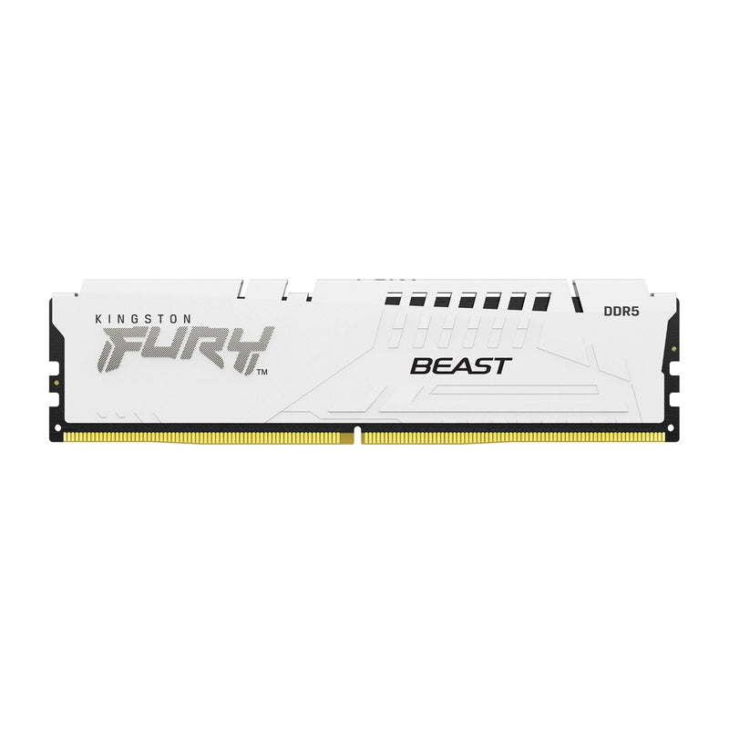 Kingston Fury Beast 32GB (1x32GB) DDR5 6000MT/S Memory (White) (KF560C40BW-32)