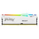 Kingston Fury Beast 32GB (1x32GB) DDR5 RGB 6000MT/S Memory (White) (KF560C40BWA-32)