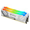 Kingston Fury Renegade 32GB (2X16GB) DDR5 RGB XMP 6400MT/S CL32 Memory (White) (KF564C32RWAK2-32)