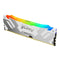 Kingston Fury Renegade 16GB (1X16GB) DDR5 RGB XMP 6400MT/S CL32 Memory (White) (KF564C32RWA-16)