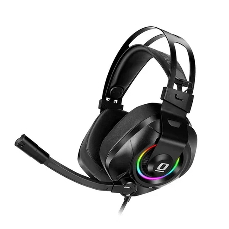 AXGON AXGH1V1 RGB USB Immersive Gaming Headset (Black) With Free Headset Stand