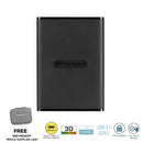 Transcend 1TB ESD270C USB 3.1 Gen 2 Type-C Portable SSD (Black) (TS1TESD270C)