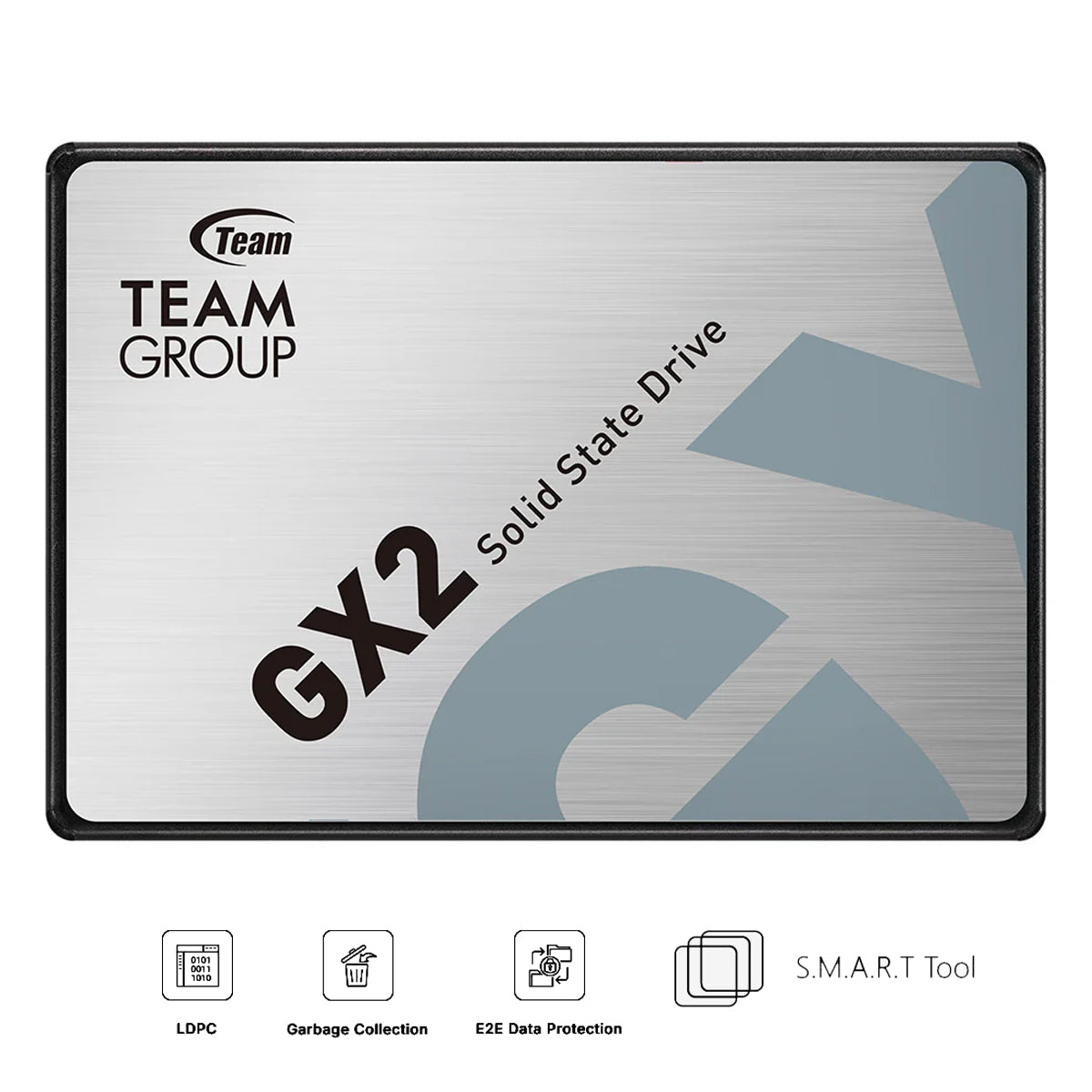 TeamGroup GX2 512GB 2.5" 3D NAND SATA III 6Gb/s Internal SSD (T253X2512G0C101)